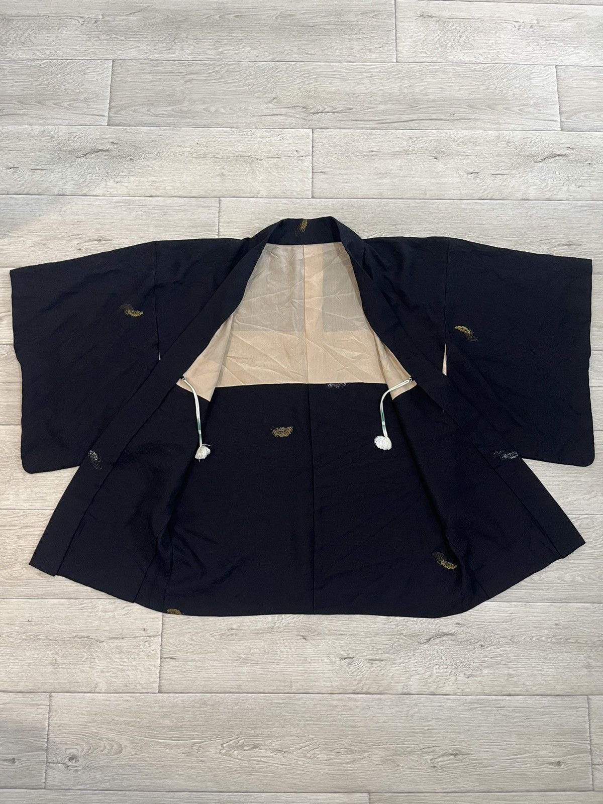 Japanese Brand Vintage kimono haori kamon hanten jinbei Size US L / EU 52-54 / 3 - 2 Thumbnail
