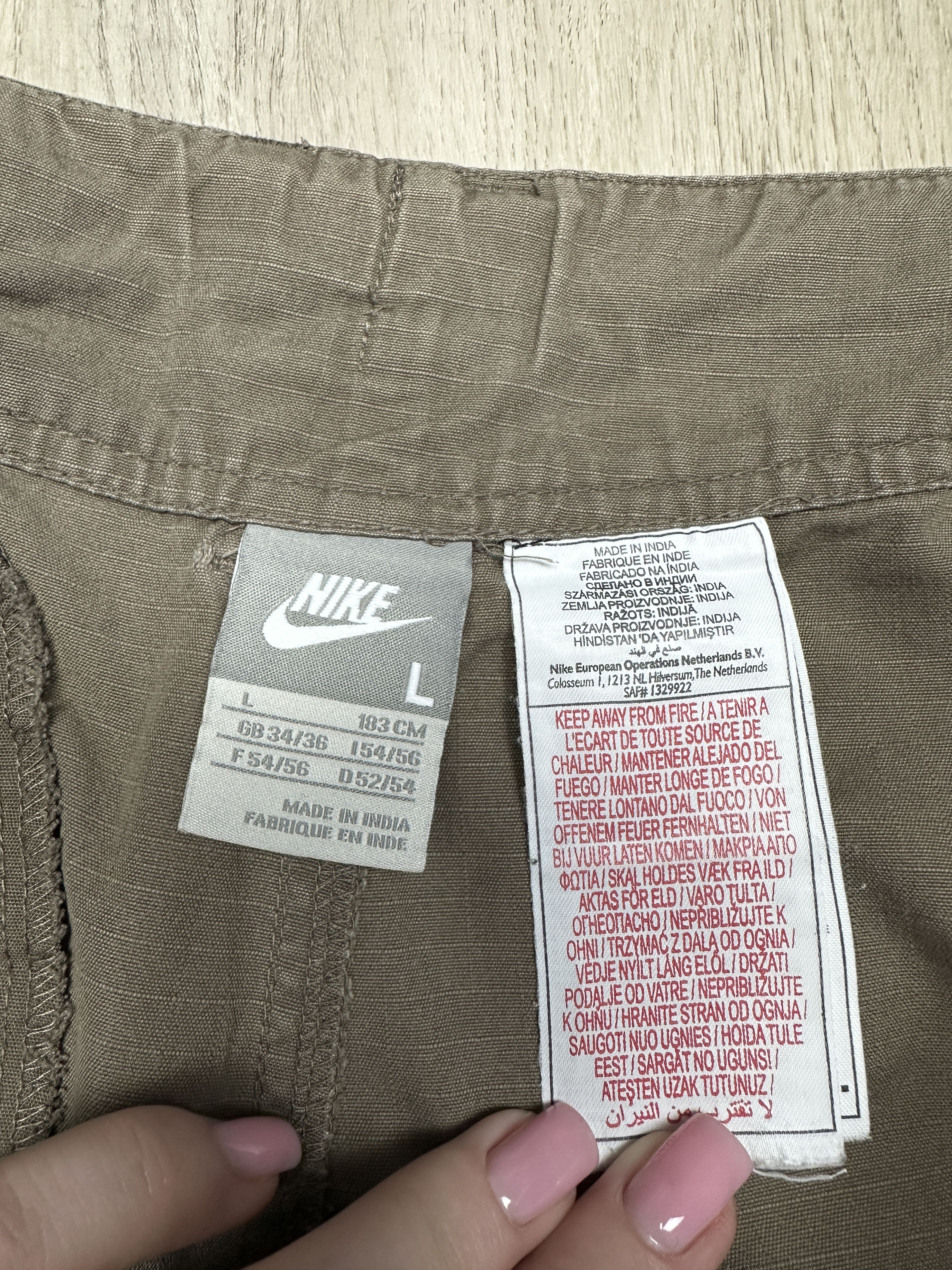 Nike Nike Vintage Mens Cargo Pants Y2K Sun faded Size US 34 / EU 50 - 6 Thumbnail