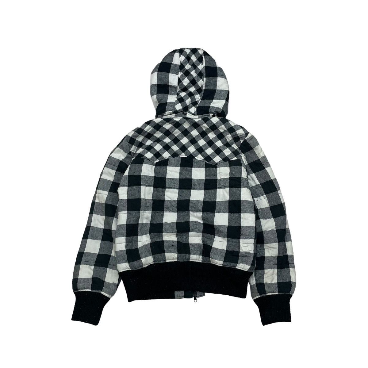Angel Blue 💥Japanese Brand Jessy Logan White Tartan Jacket Size S / US 4 / IT 40 - 2 Thumbnail