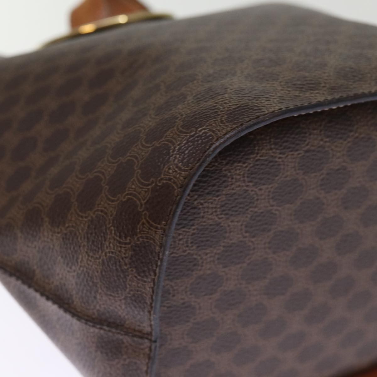 Celine CELINE Macadam Canvas Shoulder Bag Pvc Brown Size ONE SIZE - 10 Thumbnail