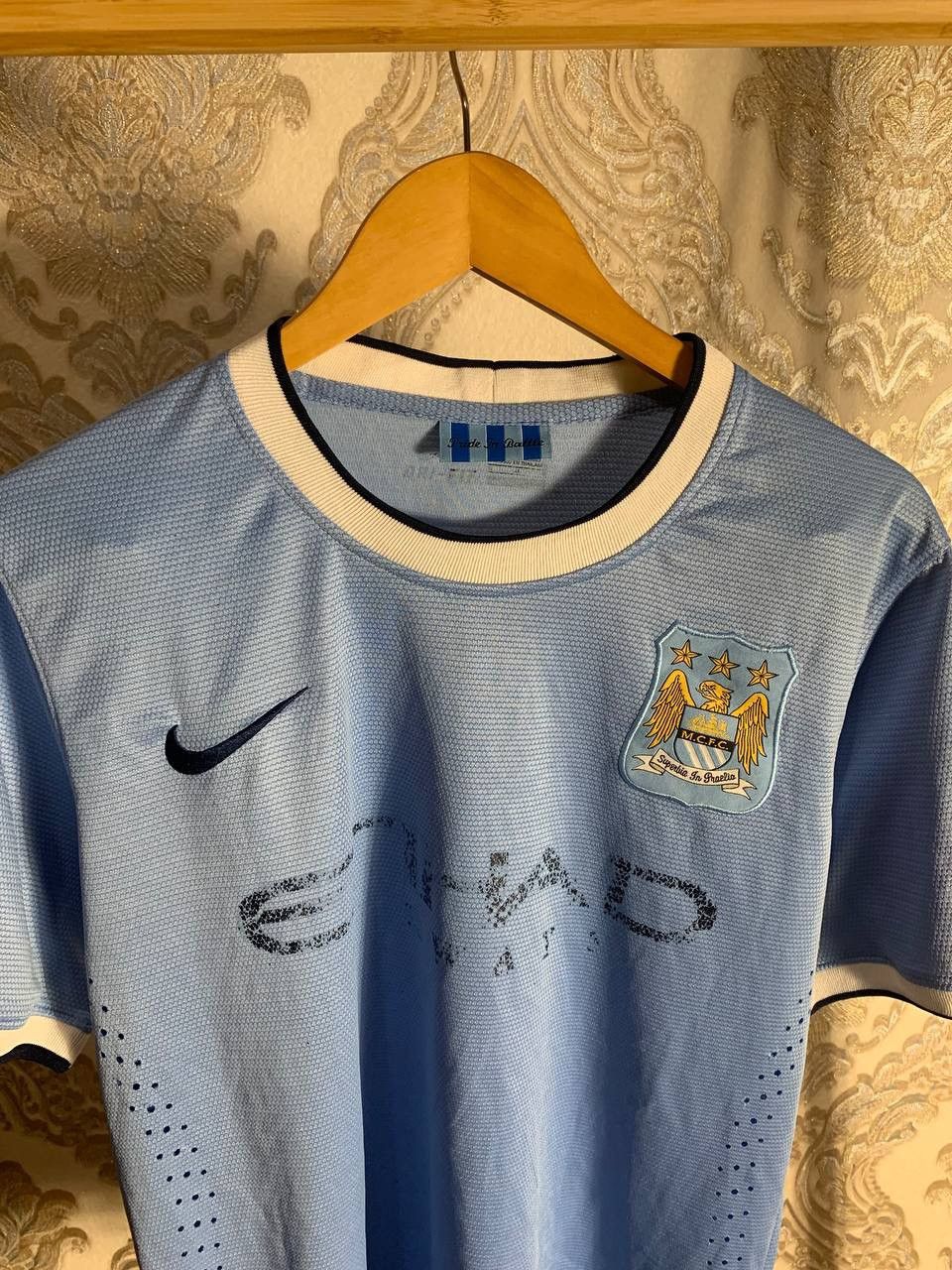 Nike VINTAGE NIKE FC MANCHESTER CITY ENGLAND SOCCER JERSEY RETRO Size US M / EU 48-50 / 2 - 2 Thumbnail
