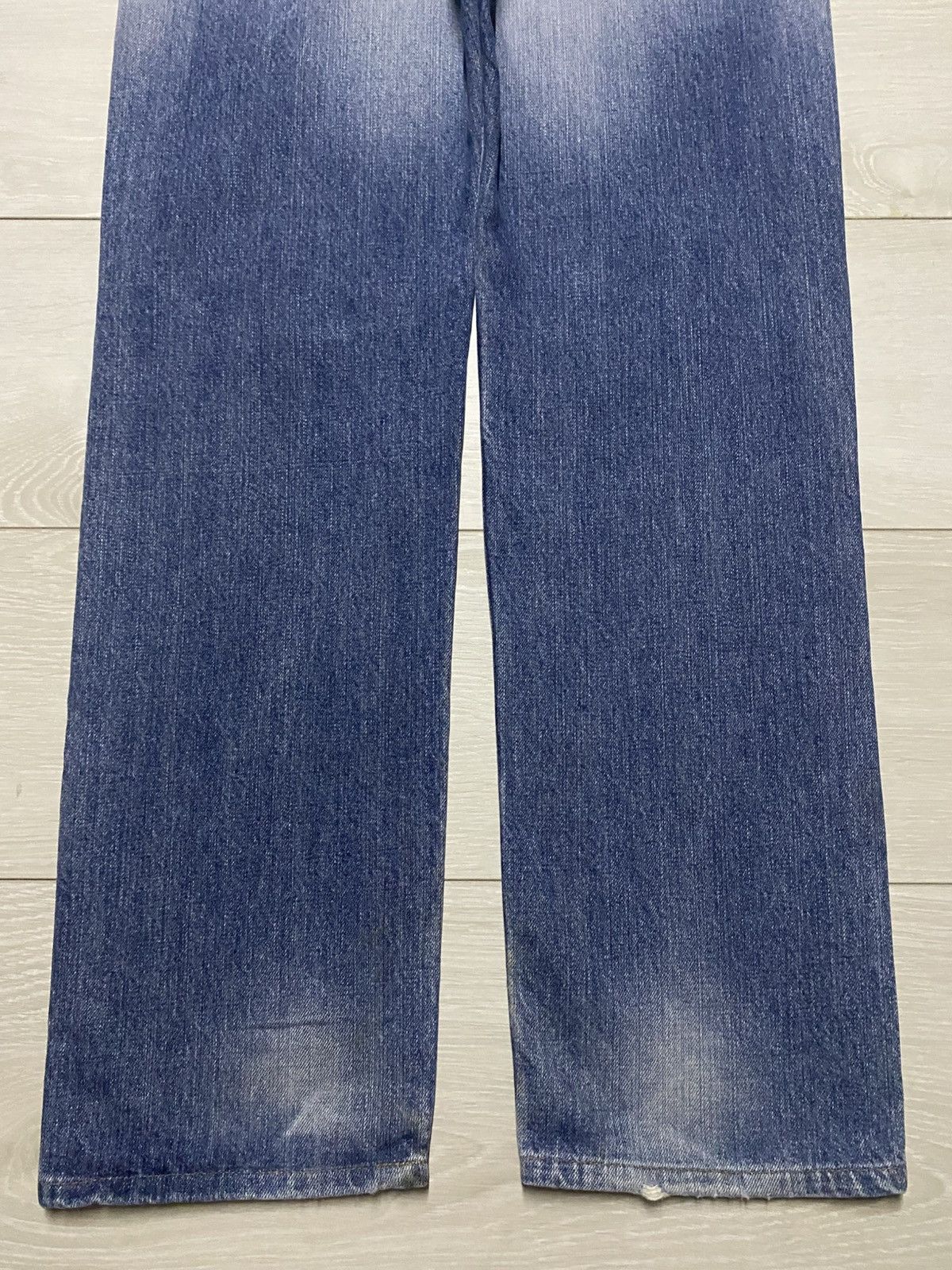 Edwin Edwin Exclusive Vintage Blue wash Distressed Loose Jeans Size US 32 / EU 48 - 6 Thumbnail