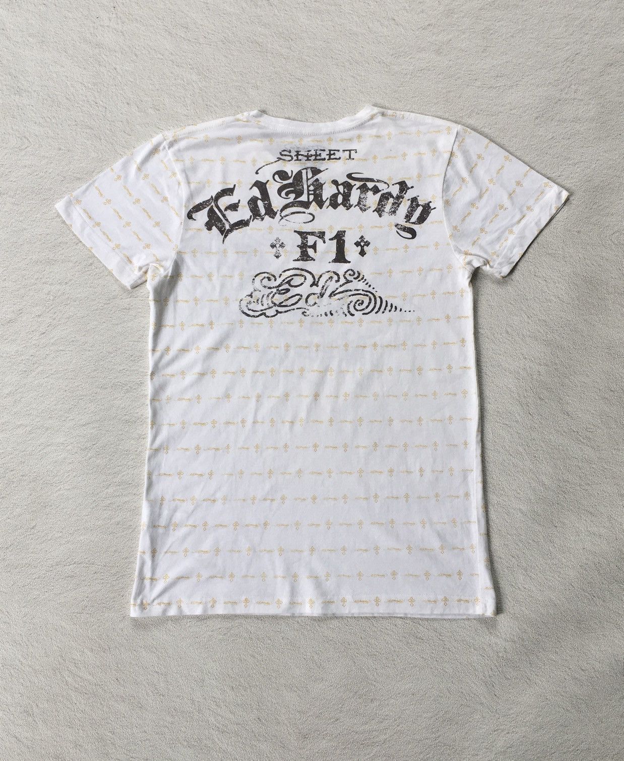 Ed Hardy 2000s Ed Hardy Skull Cross Printing Tshirt Size M / US 6-8 / IT 42-44 - 3 Thumbnail