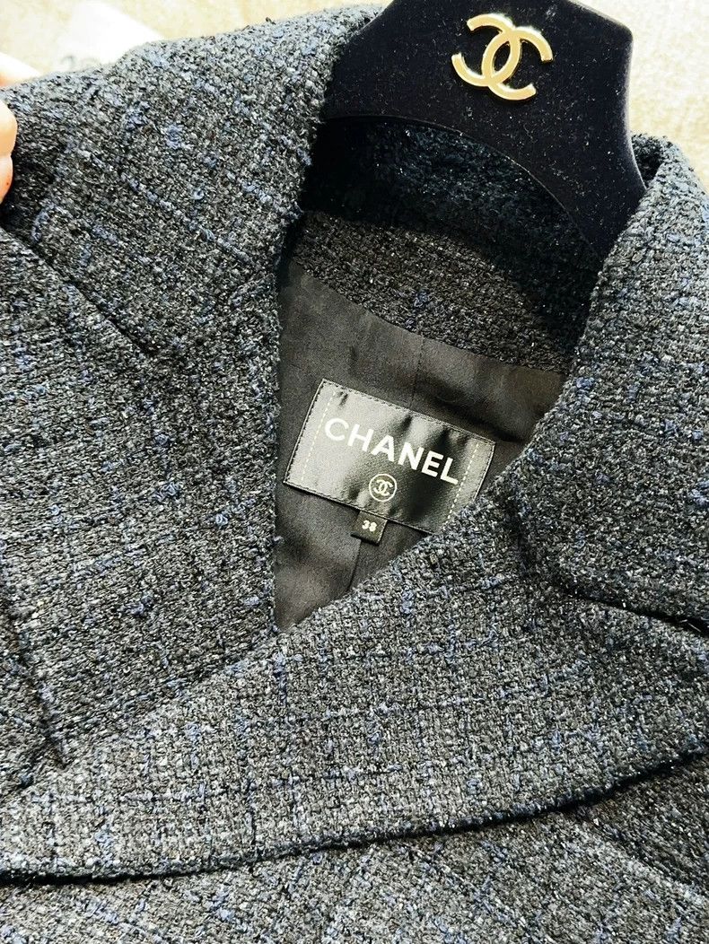 Chanel Chanel 20S roof series blue and black mixed long-sleeved p Size XS / US 0-2 / IT 36-38 - 5 Thumbnail
