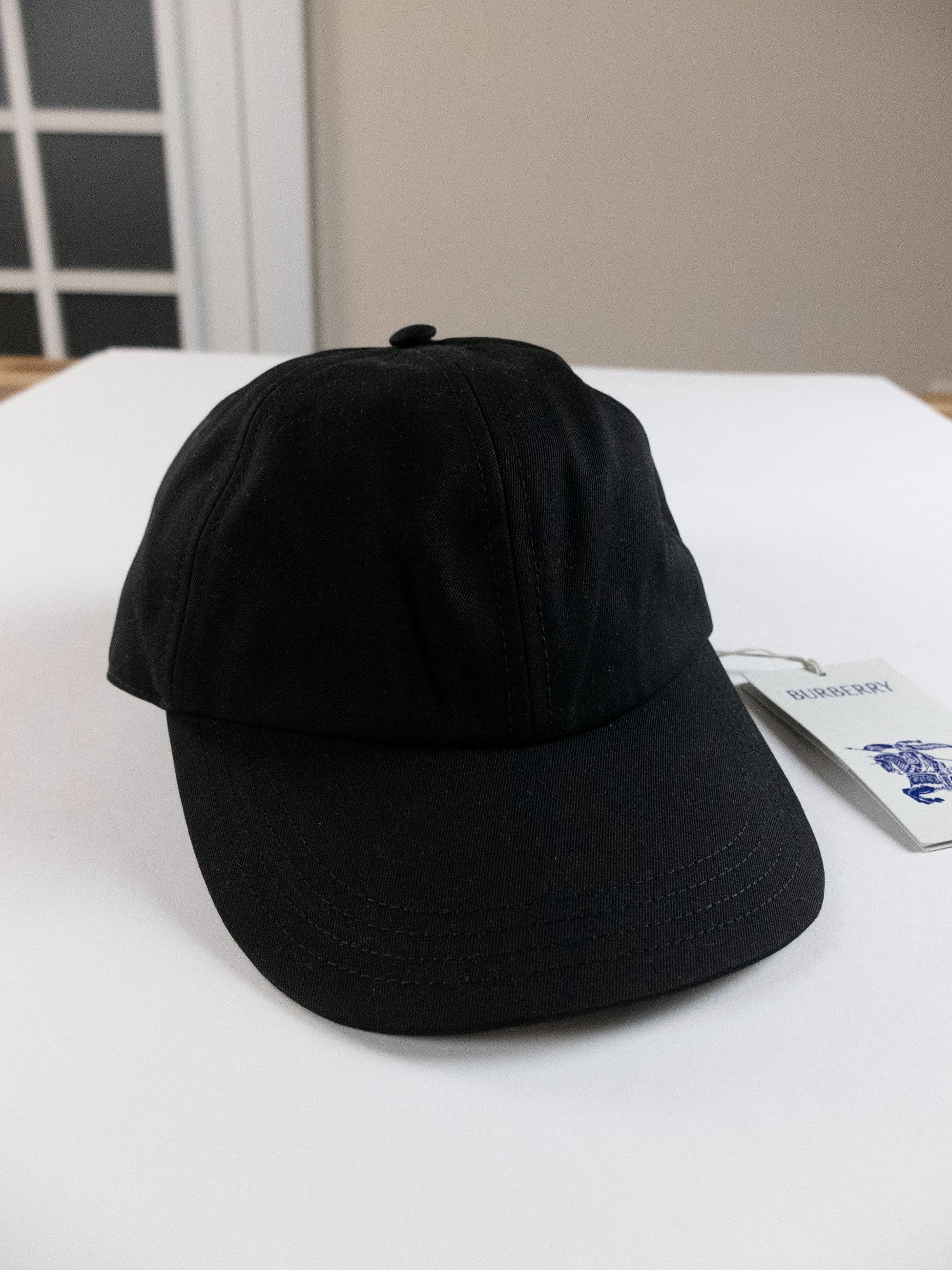 Burberry BURBERRY black baseball cap w IP check details Medium Size ONE SIZE - 3 Thumbnail