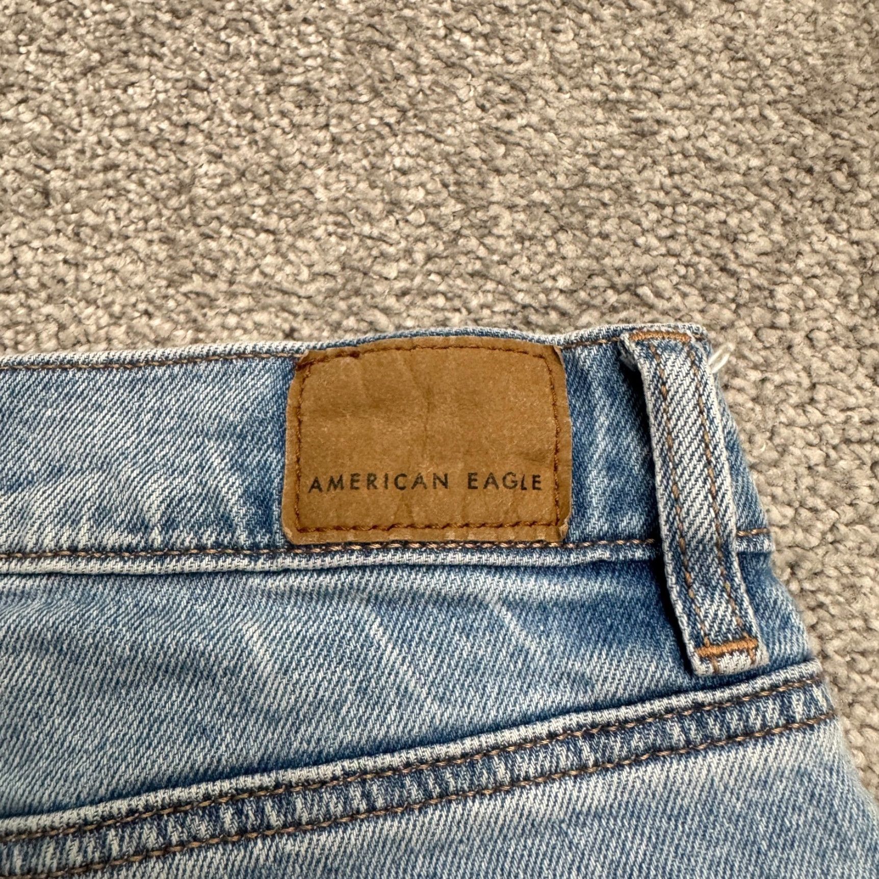 American Eagle Outfitters American Eagle Outfitters High Rise Straight Jeans Women’s 4 29x30 Blue Denim Size 29" - 5 Thumbnail