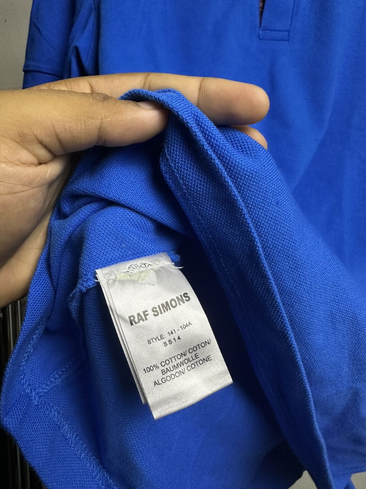 Raf Simons Raf Simons Spring Summer 14 Polo Shirt Size US S / EU 44-46 / 1 - 7 Thumbnail