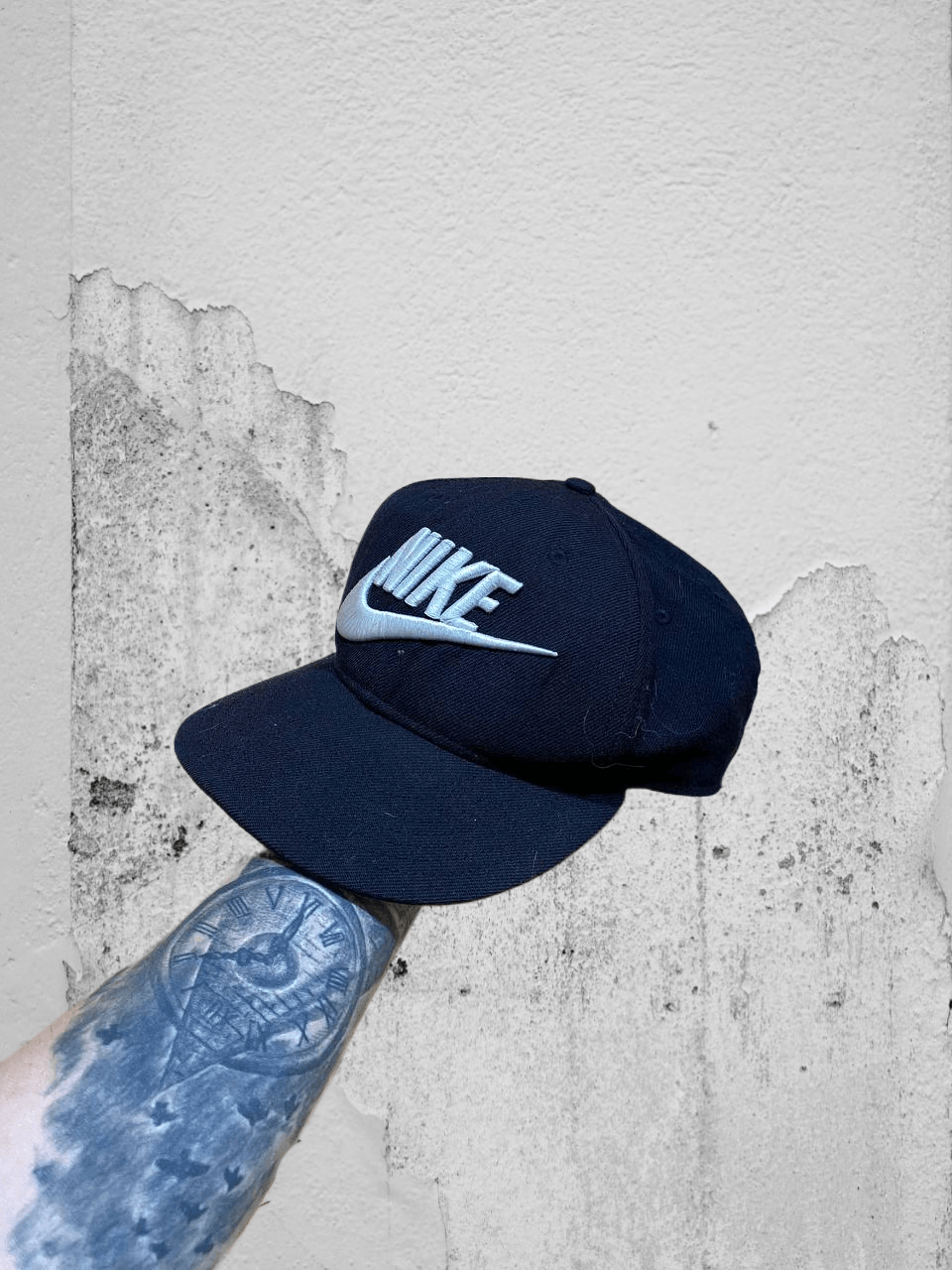 Nike VERY RARE NIKE CAP BIG LOGO DRILL Y2K 90s HYPE RETRO Size ONE SIZE - 1 Thumbnail