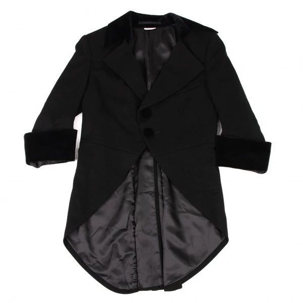 Comme des Garcons Comme des Garcons Velvet splicing large lapel dovetail coa Size S / US 4 / IT 40 - 1 Thumbnail
