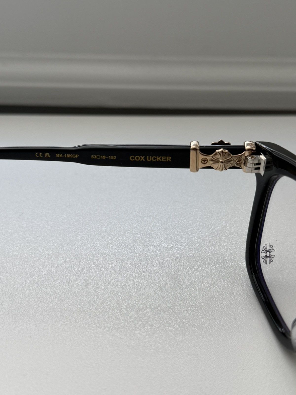 Chrome Hearts CHROME HEARTS COX UCKER BLACK / 18K GOLD PLATED Size ONE SIZE - 7 Thumbnail