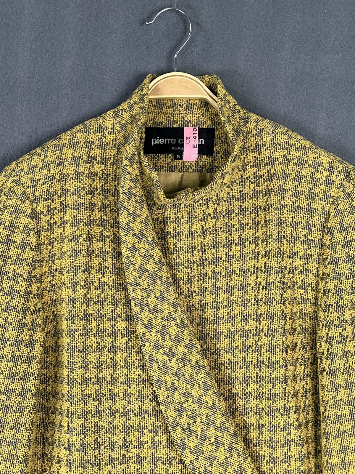 Pierre Cardin × Vintage Pierre Cardin Houndstooth Wool Jacket Made in Japan Size S / US 4 / IT 40 - 3 Thumbnail