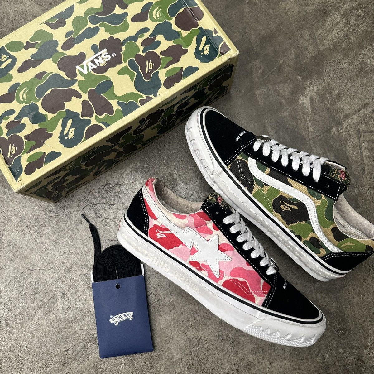 Bape Vans OldSkool x Bape Size US 12 / EU 45 - 2 Thumbnail