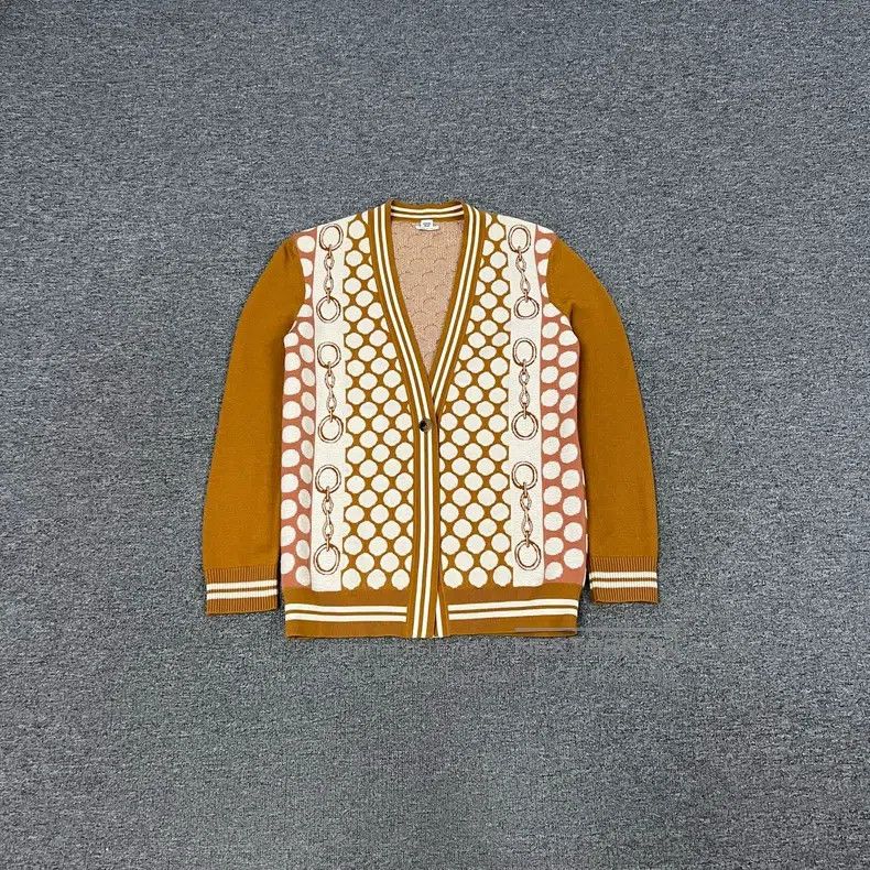 Hermes Hermes Polka Dot Wool Knit Cardigan Size XS / US 0-2 / IT 36-38 - 1 Thumbnail