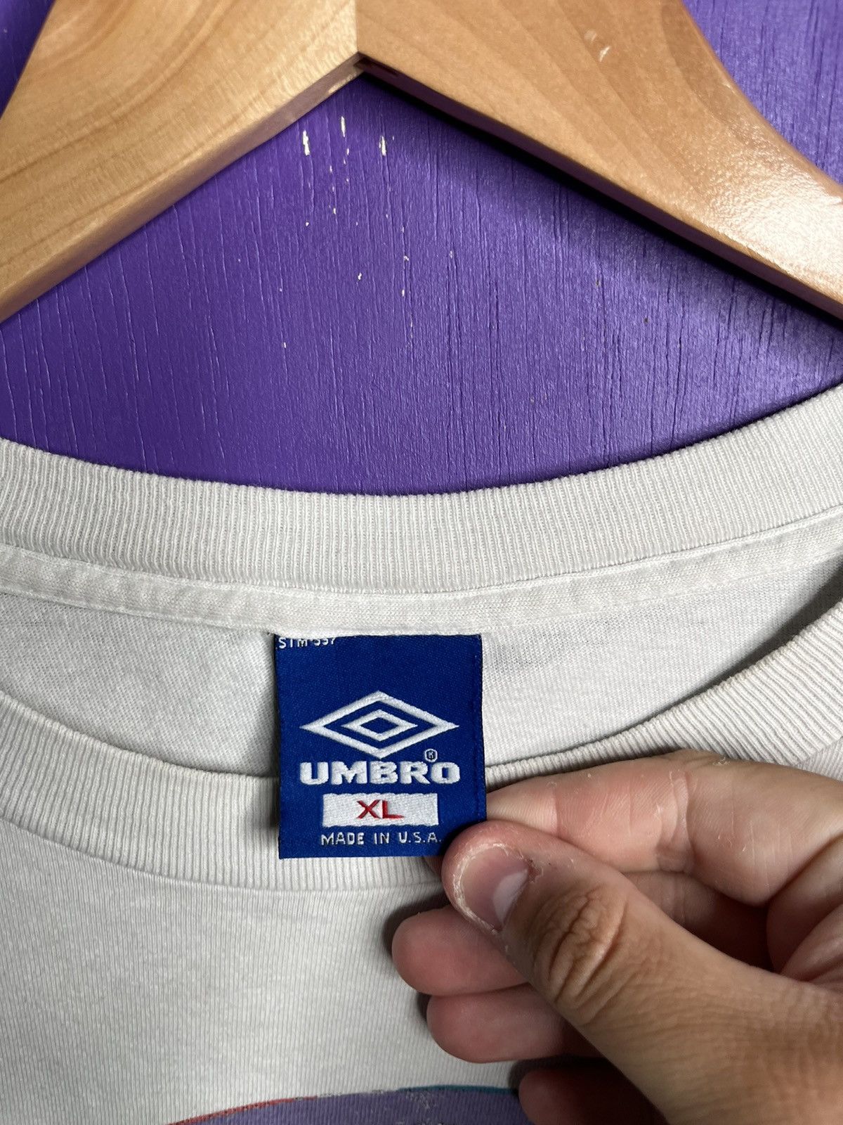 Umbro × Vintage Vintage 90s Umbro Columbia invitational t-shirt Size US XL / EU 56 / 4 - 4 Thumbnail