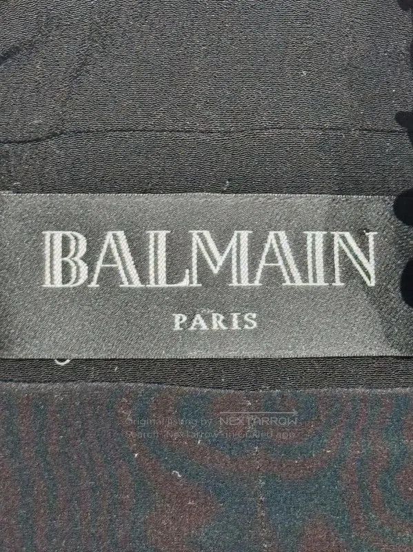Balmain Balmain Black Silk Embroidered Women's Jacket . Size M / US 6-8 / IT 42-44 - 7 Thumbnail