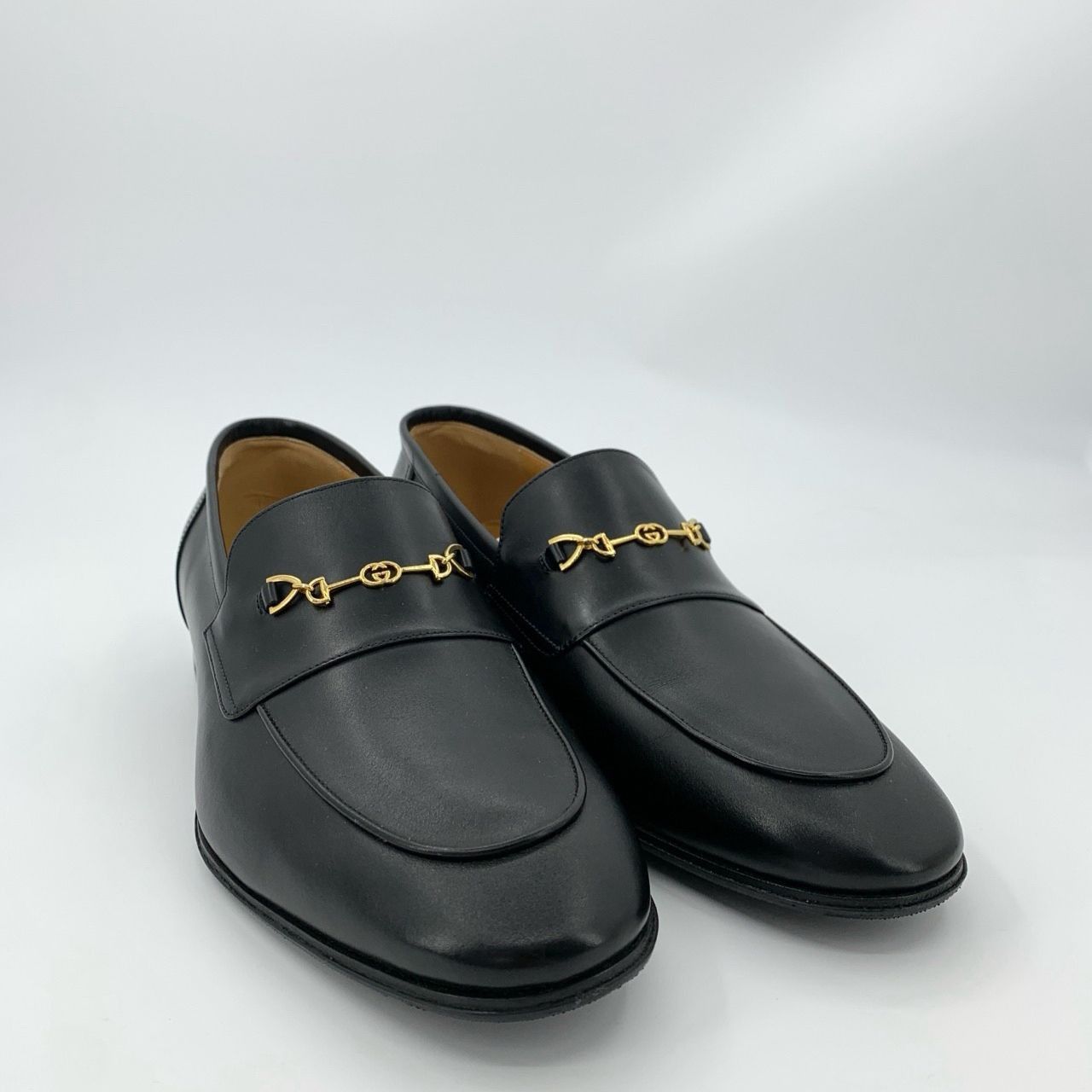 Gucci [Gucci] Horsebit Black Calf Leather Loafers 43 Size US 9.5 / EU 42-43 - 7 Thumbnail