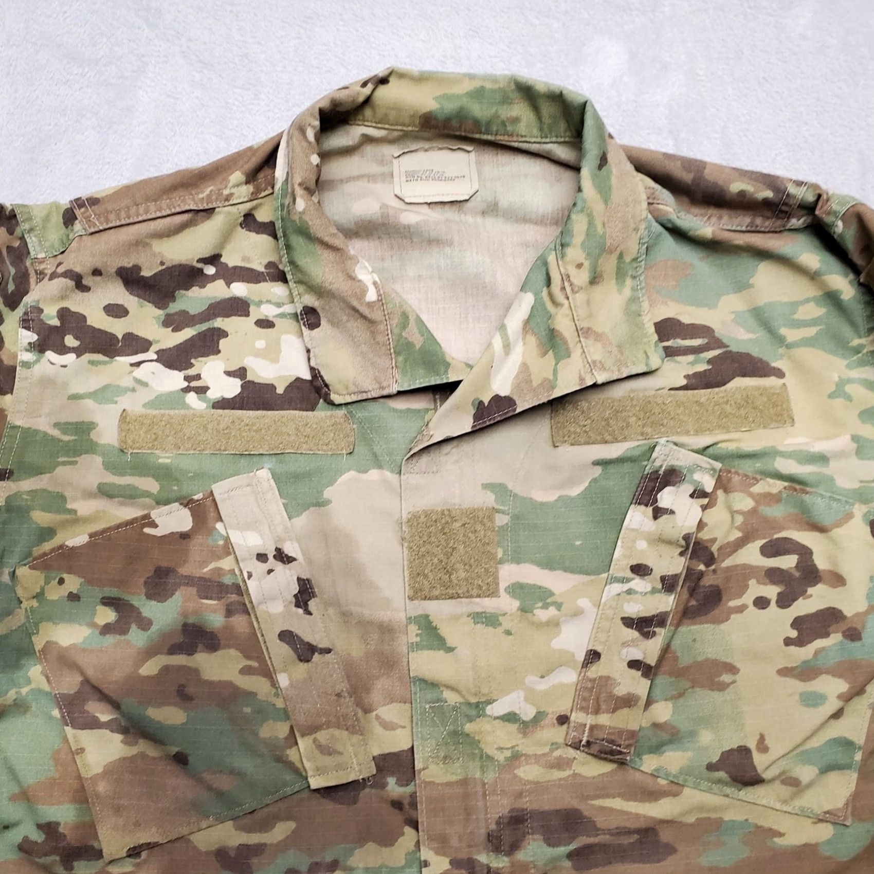 American Apparel VTG Camouflage Shirt Jacket Mens M Long Sleeve Army Coat Camouflage Military Cotton Nylon Canvas Button-Up Cardigan? Size US M / EU 48-50 / 2 - 2 Thumbnail