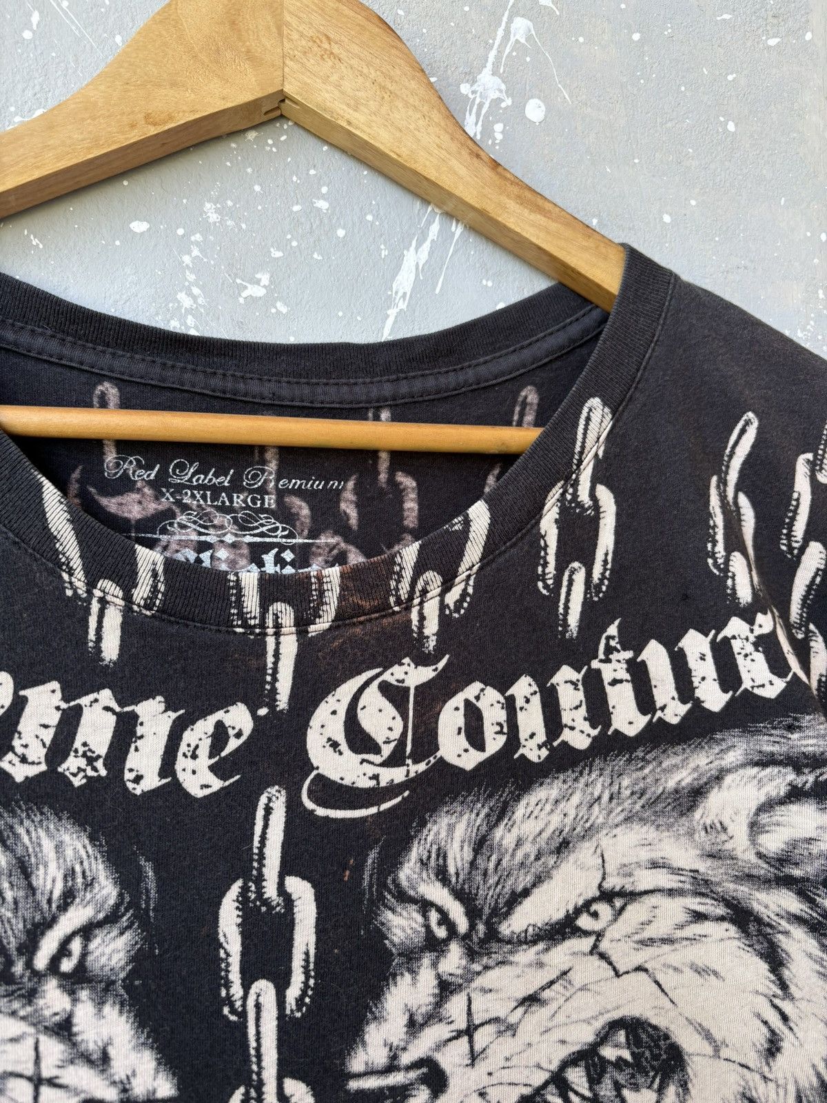 Affliction Xtreme Couture Affliction Megadeth Y2k Tee Shirt Size US L / EU 52-54 / 3 - 5 Thumbnail