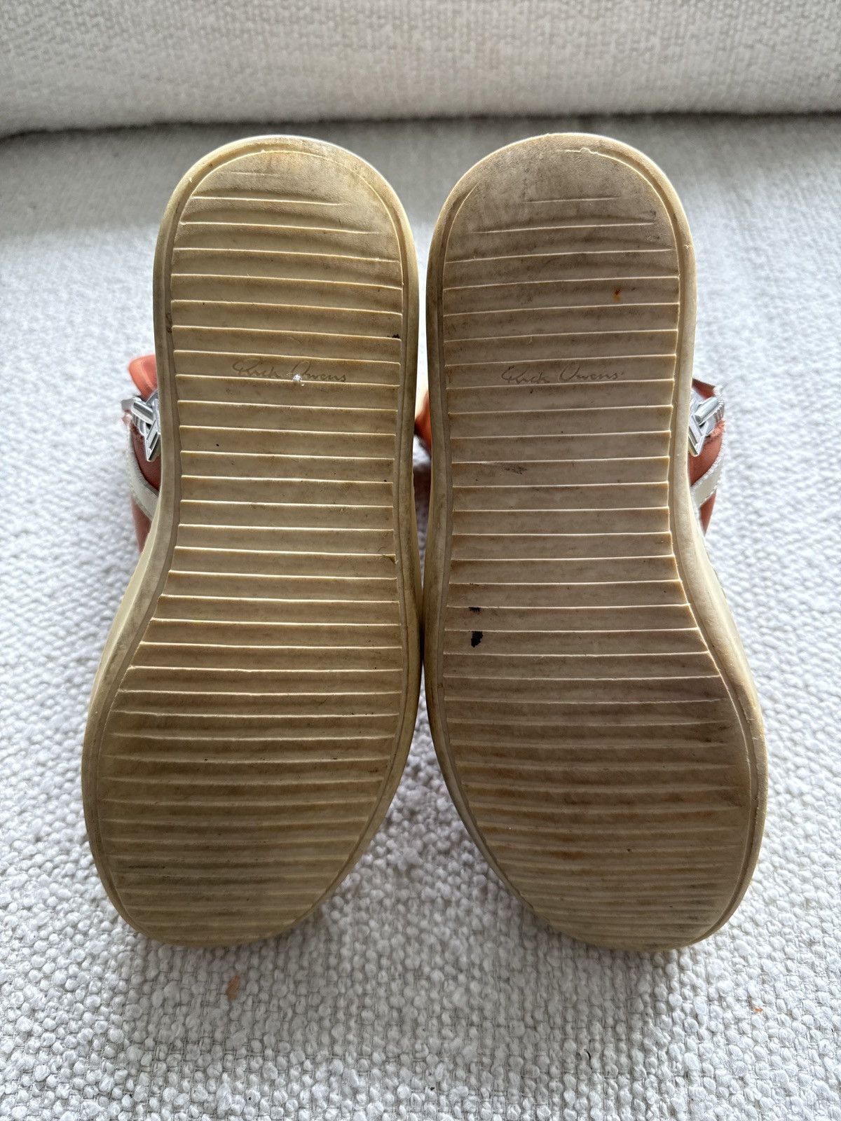 Rick Owens Rick owens geobasket orange/milk Size US 6.5 / IT 36.5 - 6 Thumbnail