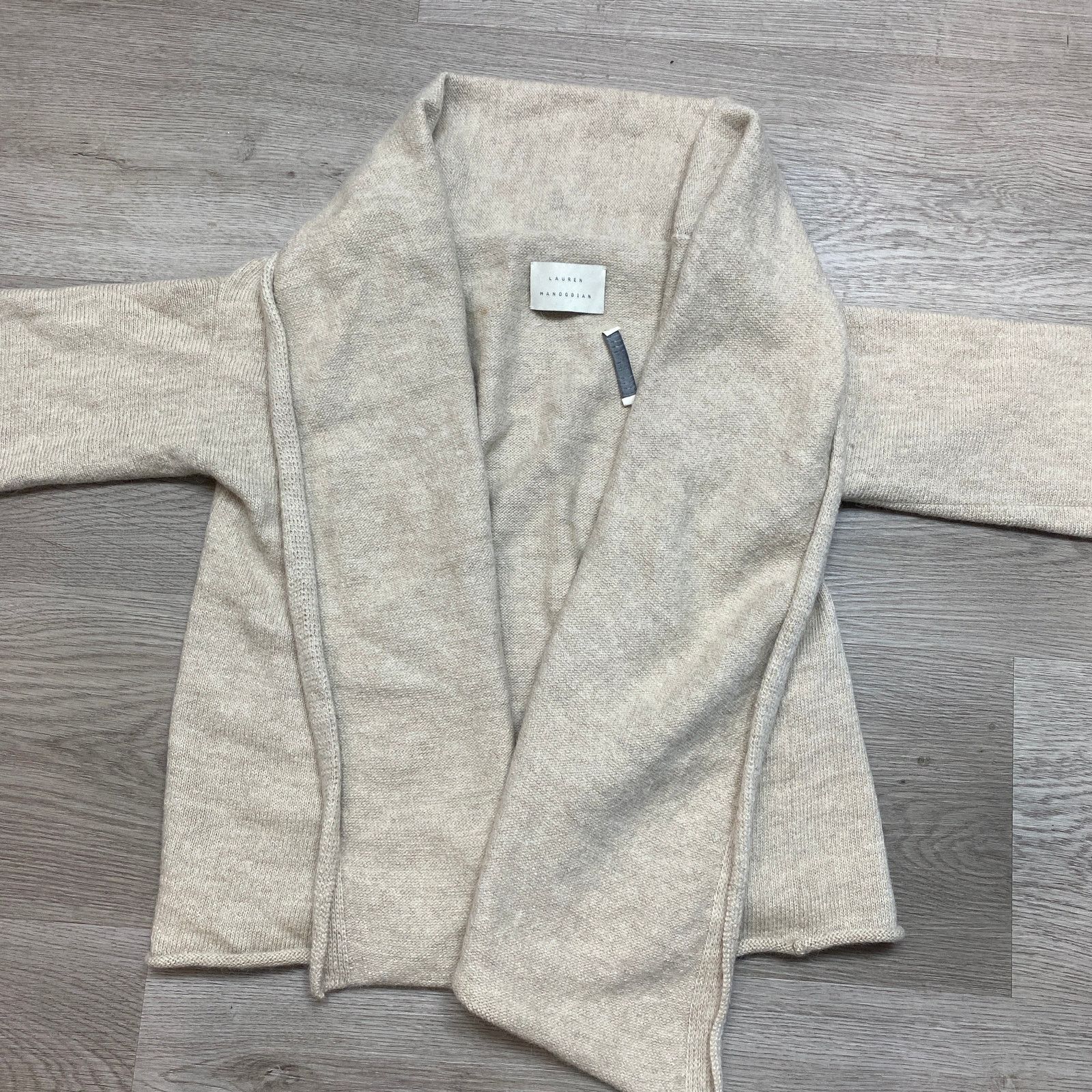 Lauren Manoogian Lauren Manoogian Baby Alpaca Merino Wool Open Cardigan Small Size S / US 4 / IT 40 - 2 Thumbnail
