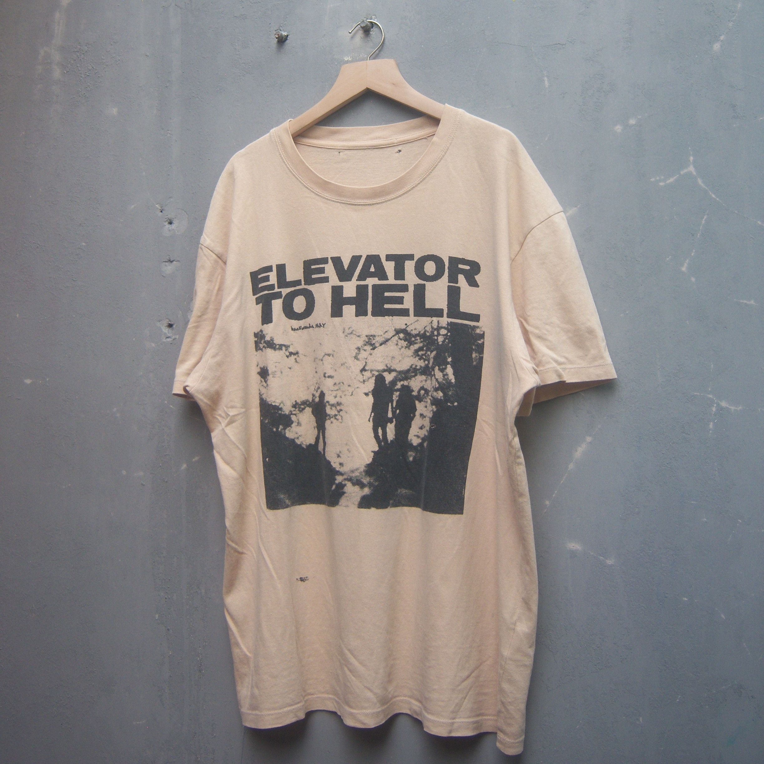 Band Tees Elevator To Hell From Ep Backwards May T Shirt Size US XL / EU 56 / 4 - 3 Thumbnail