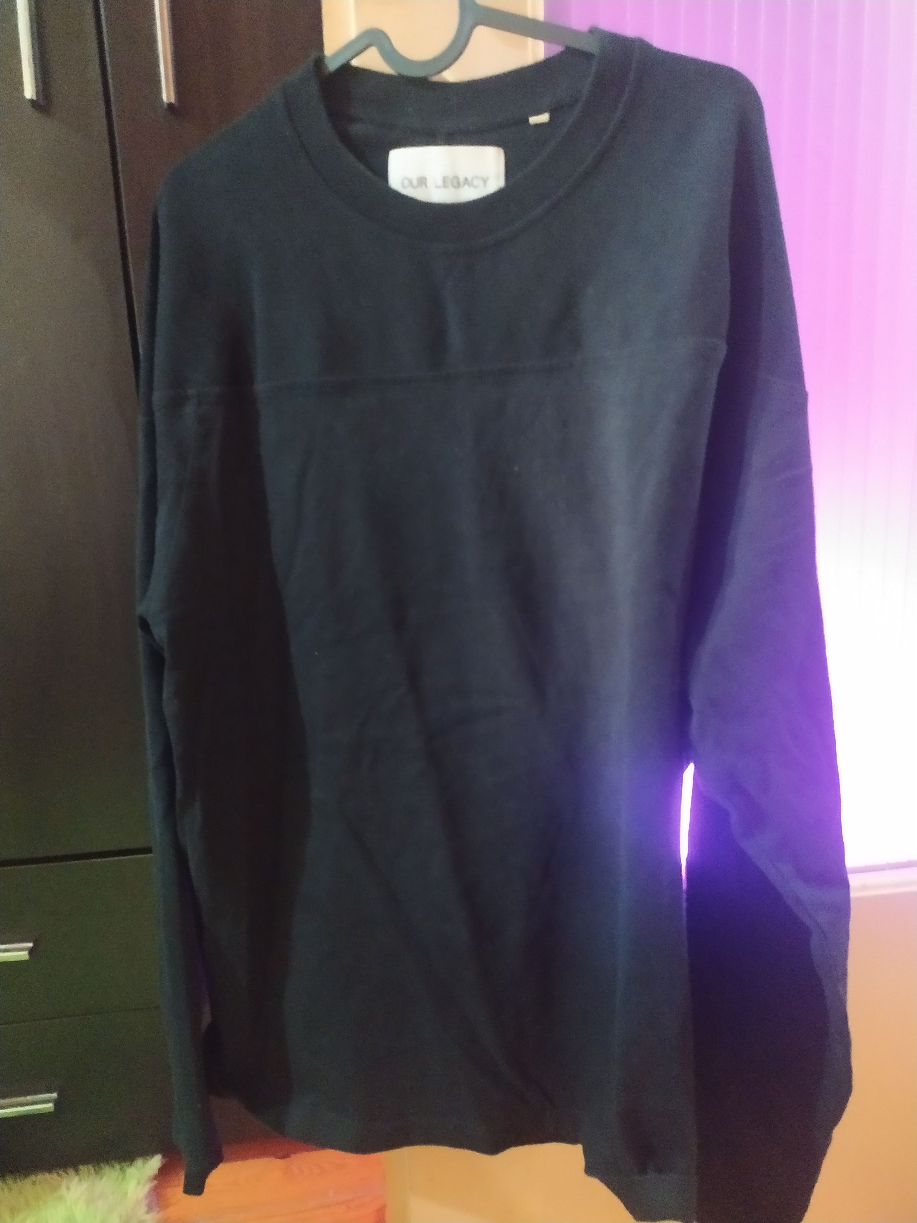 Our Legacy OUR LEGACY SWEATSHIRT BLACK SIZE 50(L) Size US M / EU 48-50 / 2 - 1 Thumbnail