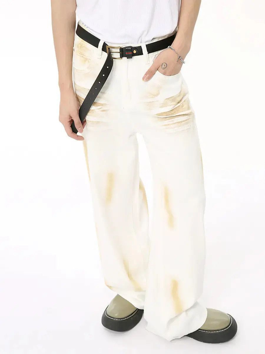 Japanese Brand Retro hip-hop rendered high street jeans Size US 32 / EU 48 - 4 Thumbnail