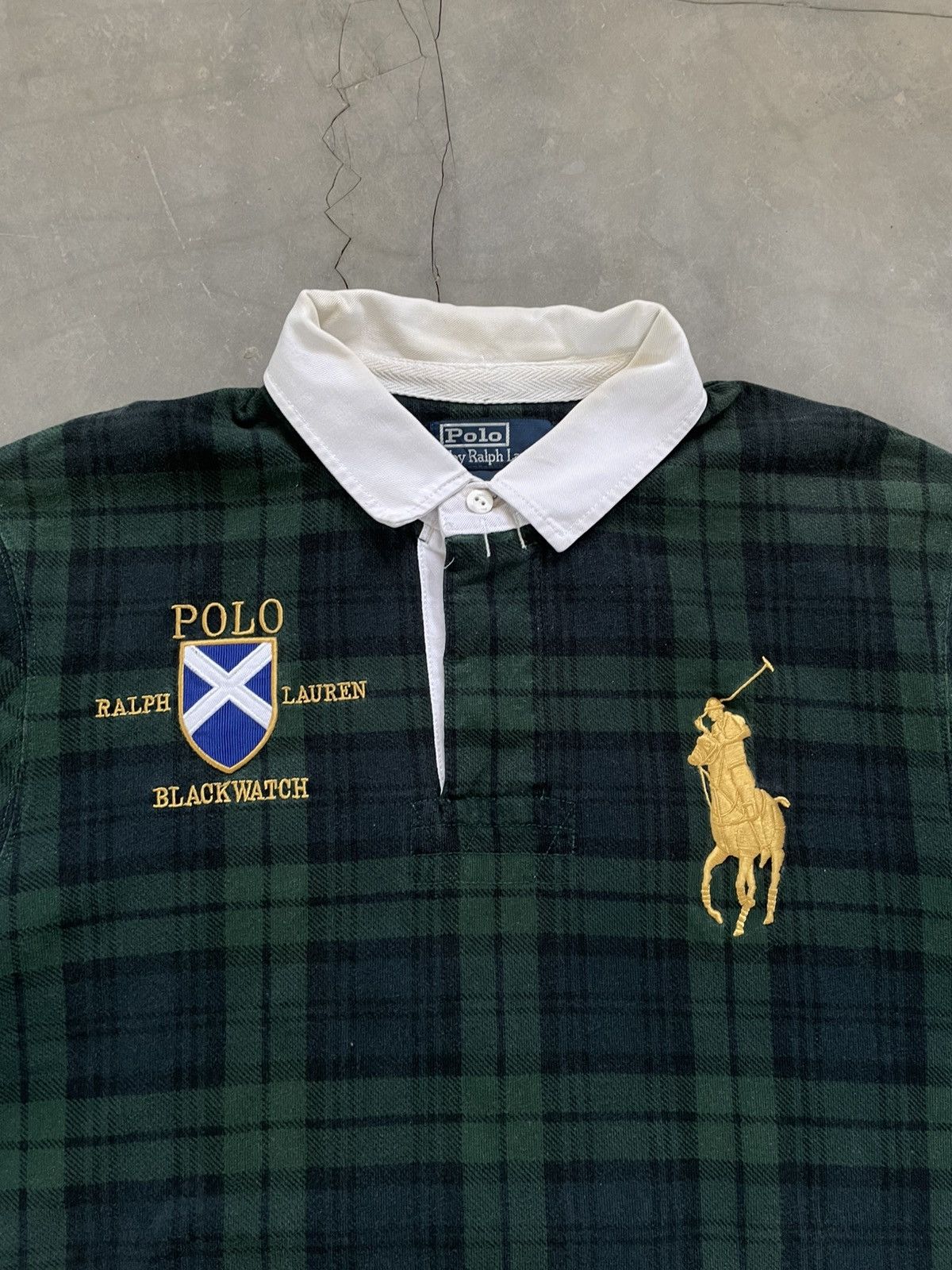 Polo Ralph Lauren Rare Polo Ralph Lauren Black Watch Tartan Chief Keef Style Size US XL / EU 56 / 4 - 7 Thumbnail