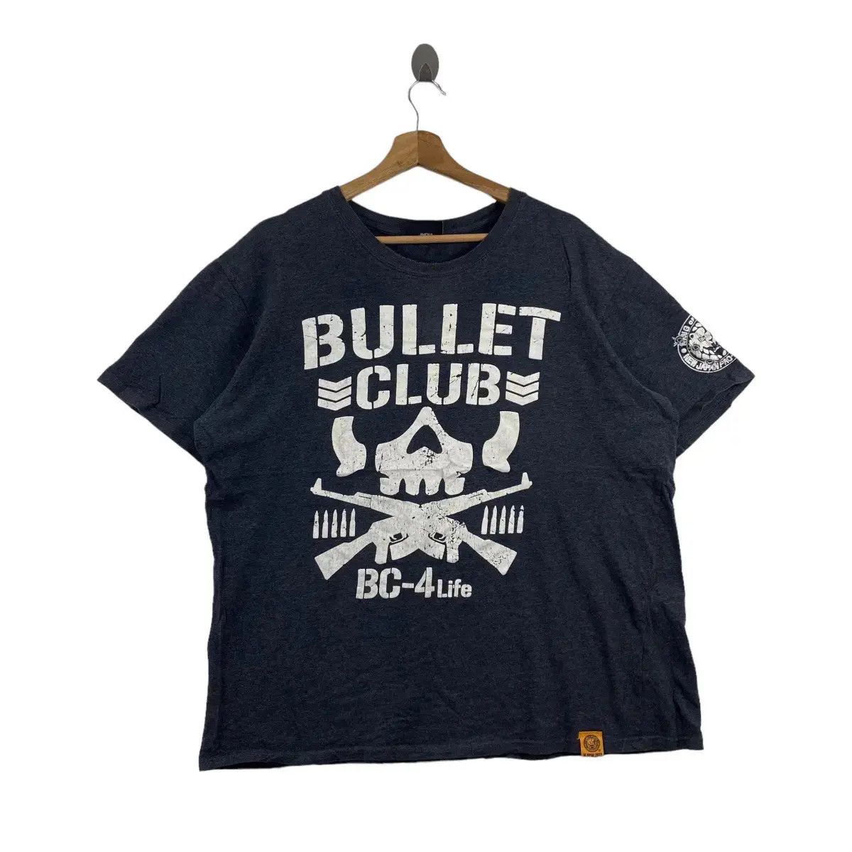 Vintage NEW JAPAN PRO WRESTLING NJPW Bullet Club Tee Shirt Top BC Size US XXL / EU 58 / 5 - 1 Thumbnail