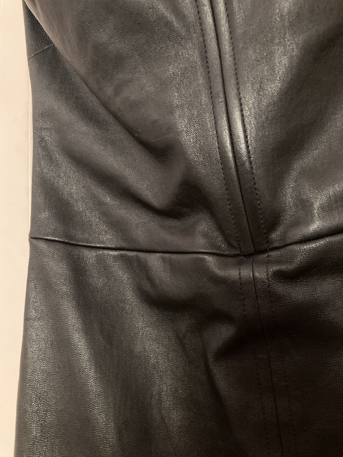 Helmut Lang Lambskin mini dress Size S / US 4 / IT 40 - 8 Thumbnail