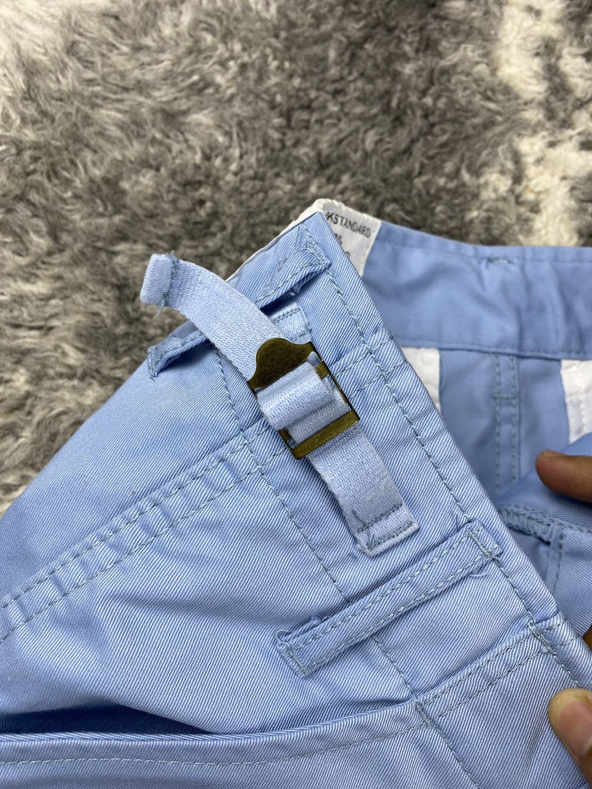 If Six Was Nine × Japanese Brand 🌟ACT CHIVE LURE🌟Spell Out RARE Color Baby Blue Cargo Pant Size US 29 - 11 Thumbnail