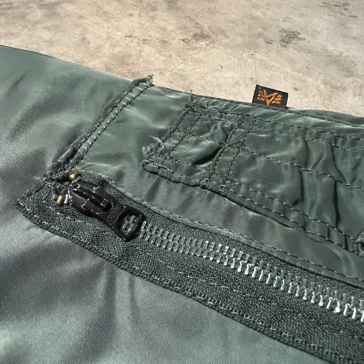 Alpha Industries × Vintage Vintage Alpha Industries 🇺🇸 MA-1 U.S. Military Bomber Jacket Size US XXL / EU 58 / 5 - 5 Thumbnail