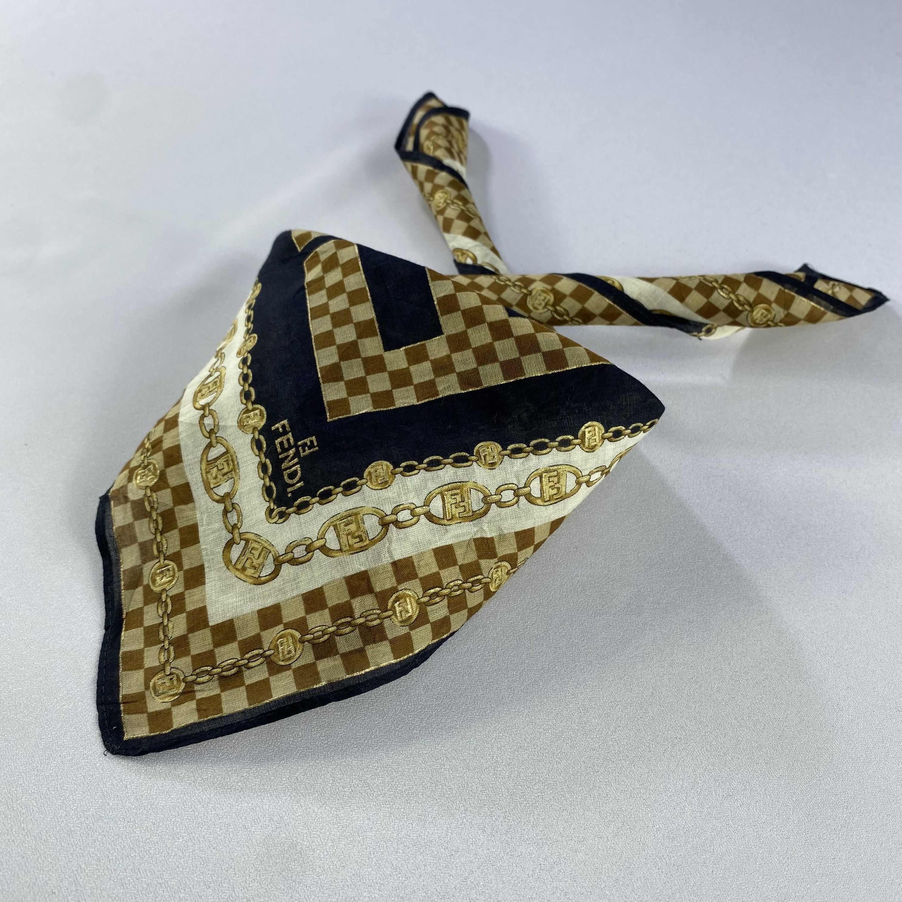 Vintage Fendi Bandana/ Handkerchief / Neckerchief Size ONE SIZE - 2 Thumbnail