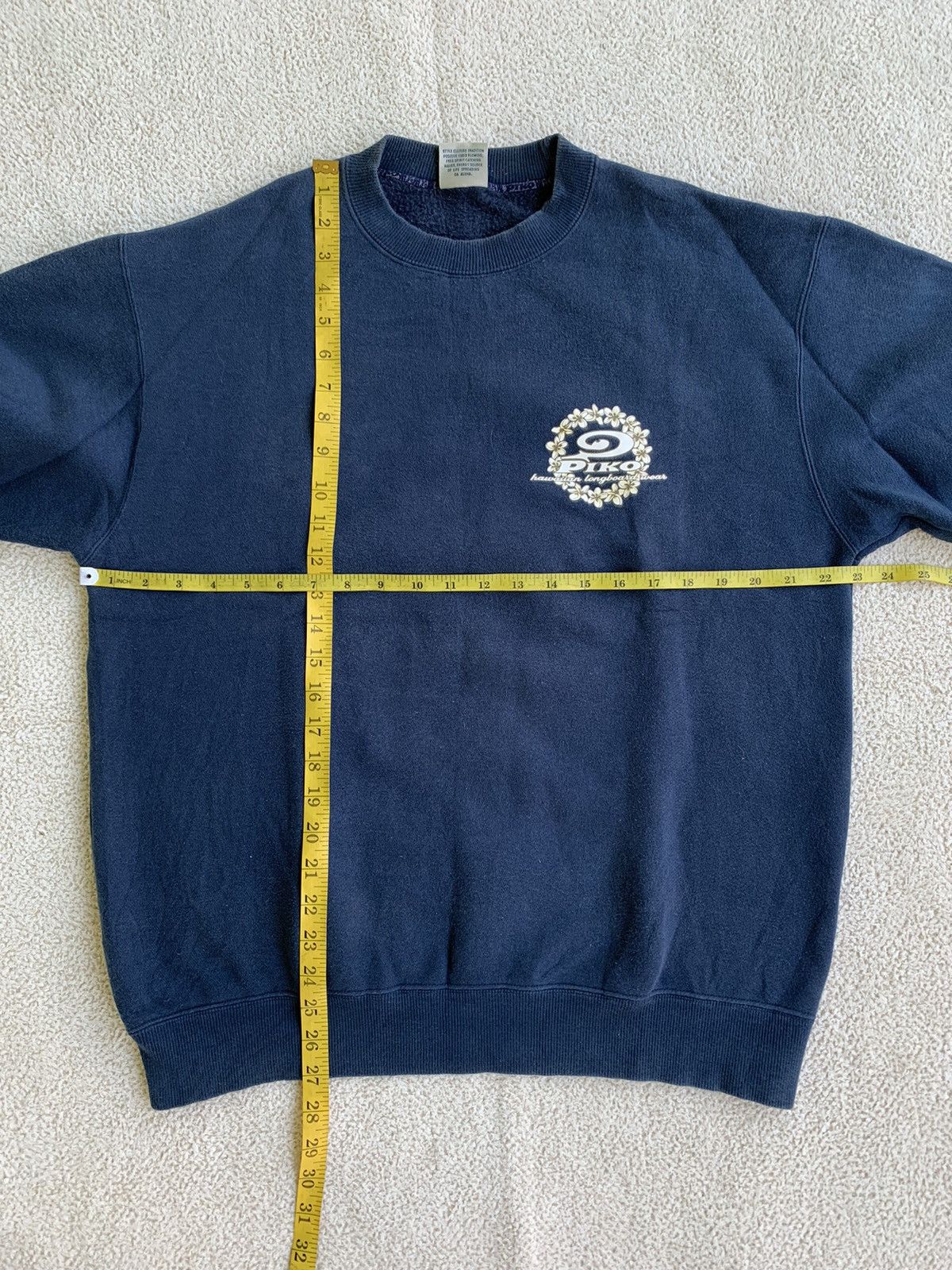 Vintage Vintage PiKo Hawaiian Longboard Wear Big Logo Sweatshirt Size US L / EU 52-54 / 3 - 13 Thumbnail