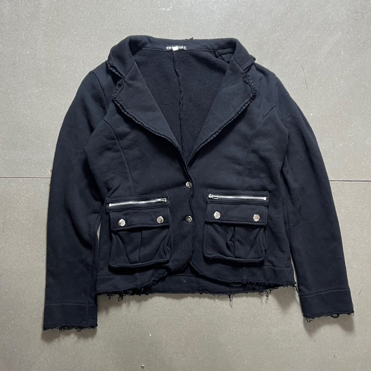 If Six Was Nine × Japanese Brand × Le Grande Bleu (L.G.B.) TRPP GIRL Japanese Brand Fleece Blazer Jacket Size L / US 10 / IT 46 - 1 Thumbnail