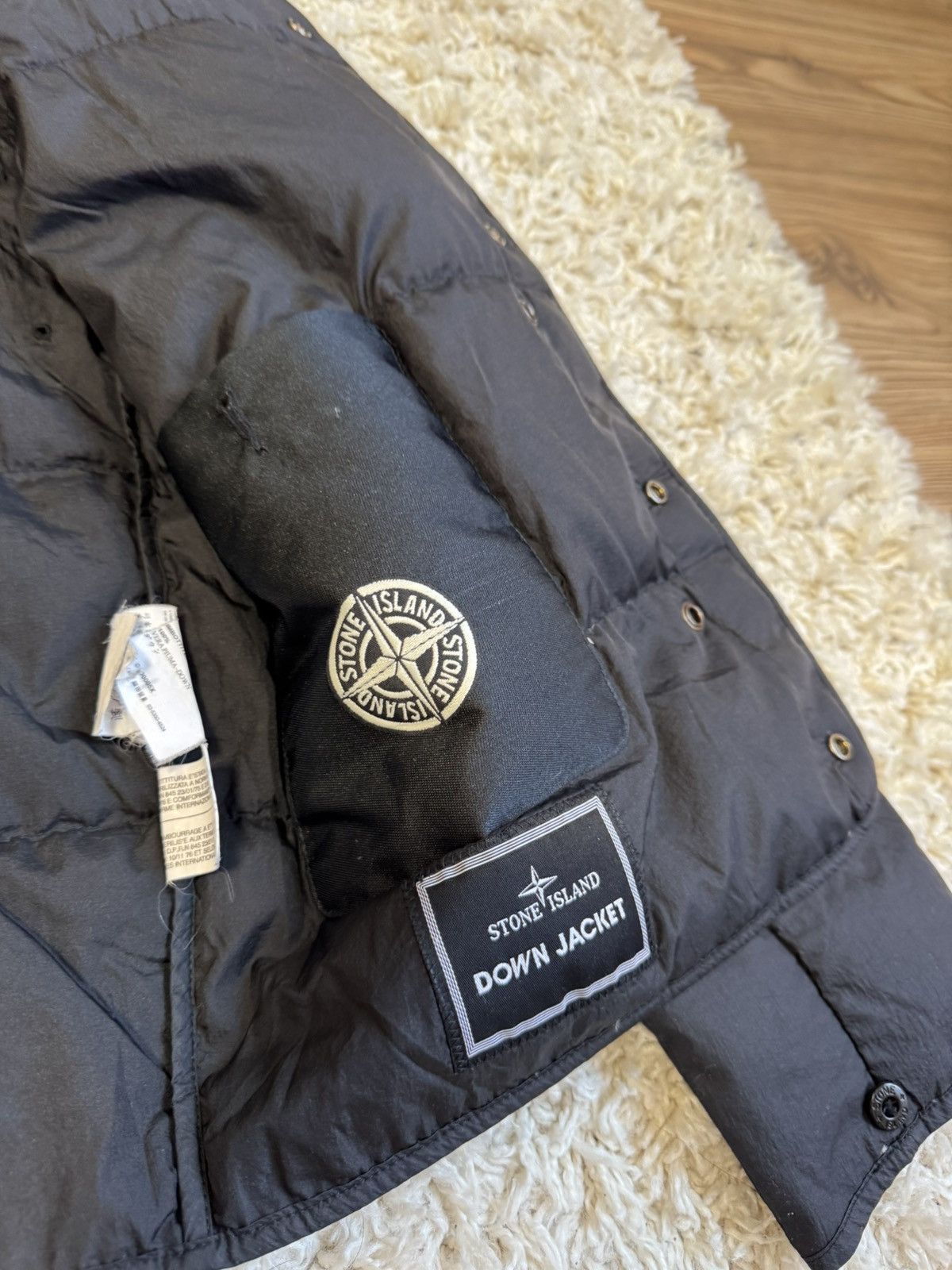 Stone Island Stone island Down Lining Jacket Vintage 90s Size US S / EU 44-46 / 1 - 7 Thumbnail