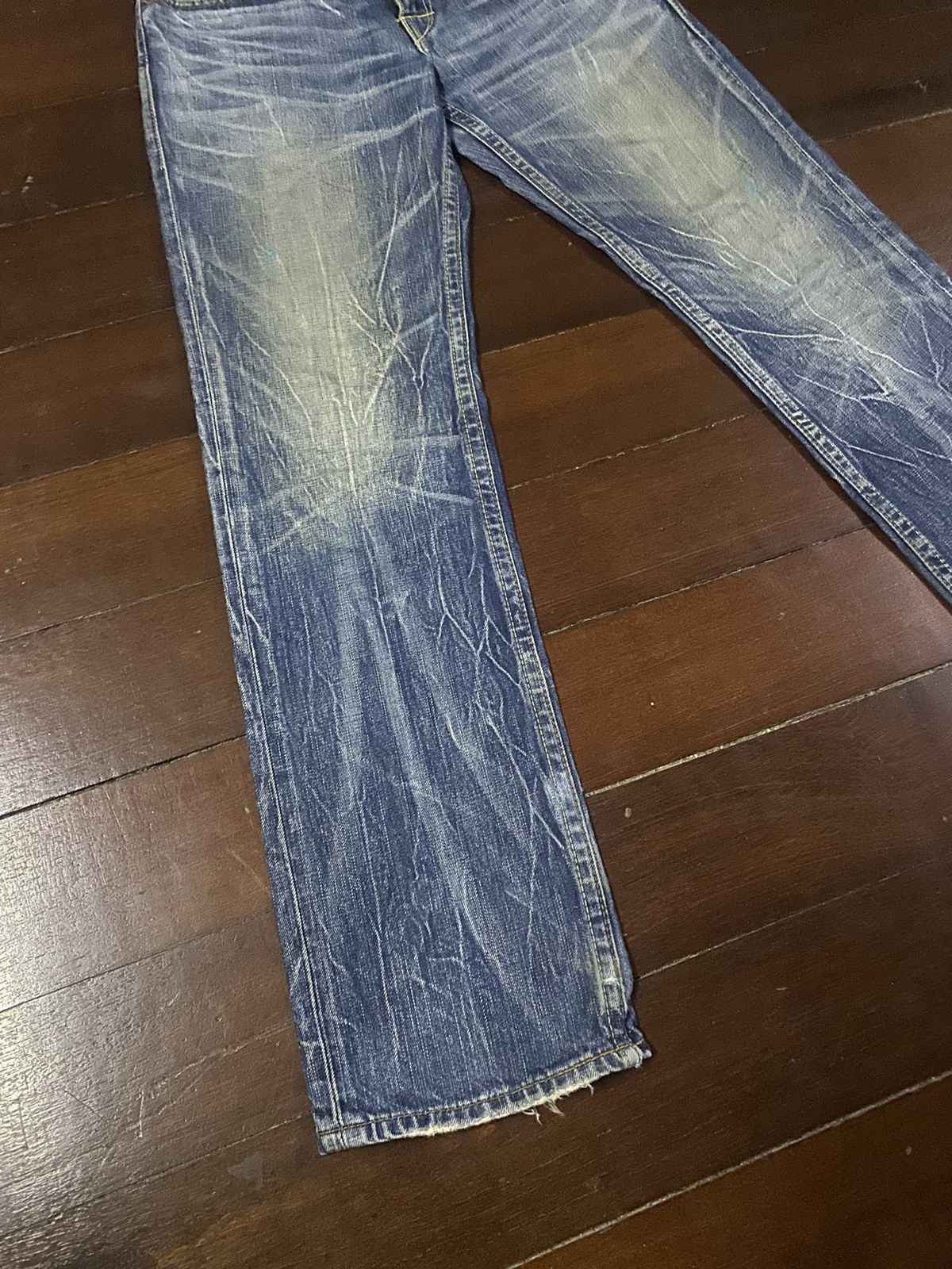 Levi's Fire 🔥 LEVIS 502 mud wash dirty distressed claw mark Size US 32 / EU 48 - 15 Thumbnail