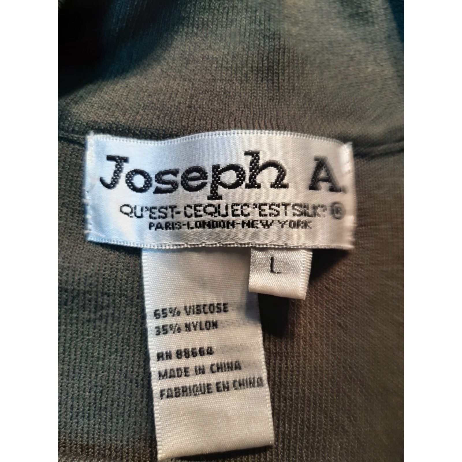 Vintage Joseph A Sleeveless Top Womens Large L Moss Green Sequins Viscose Nylon Tank Woman Green L Sleeveless Shirt Size L / US 10 / IT 46 - 6 Thumbnail