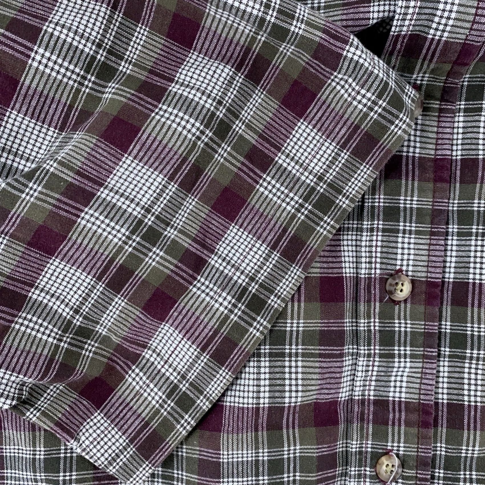 Carhartt Carhartt Shirt Mens XL Plaid Button-Down Short Sleeve Work Casual Green Size US XL / EU 56 / 4 - 3 Thumbnail