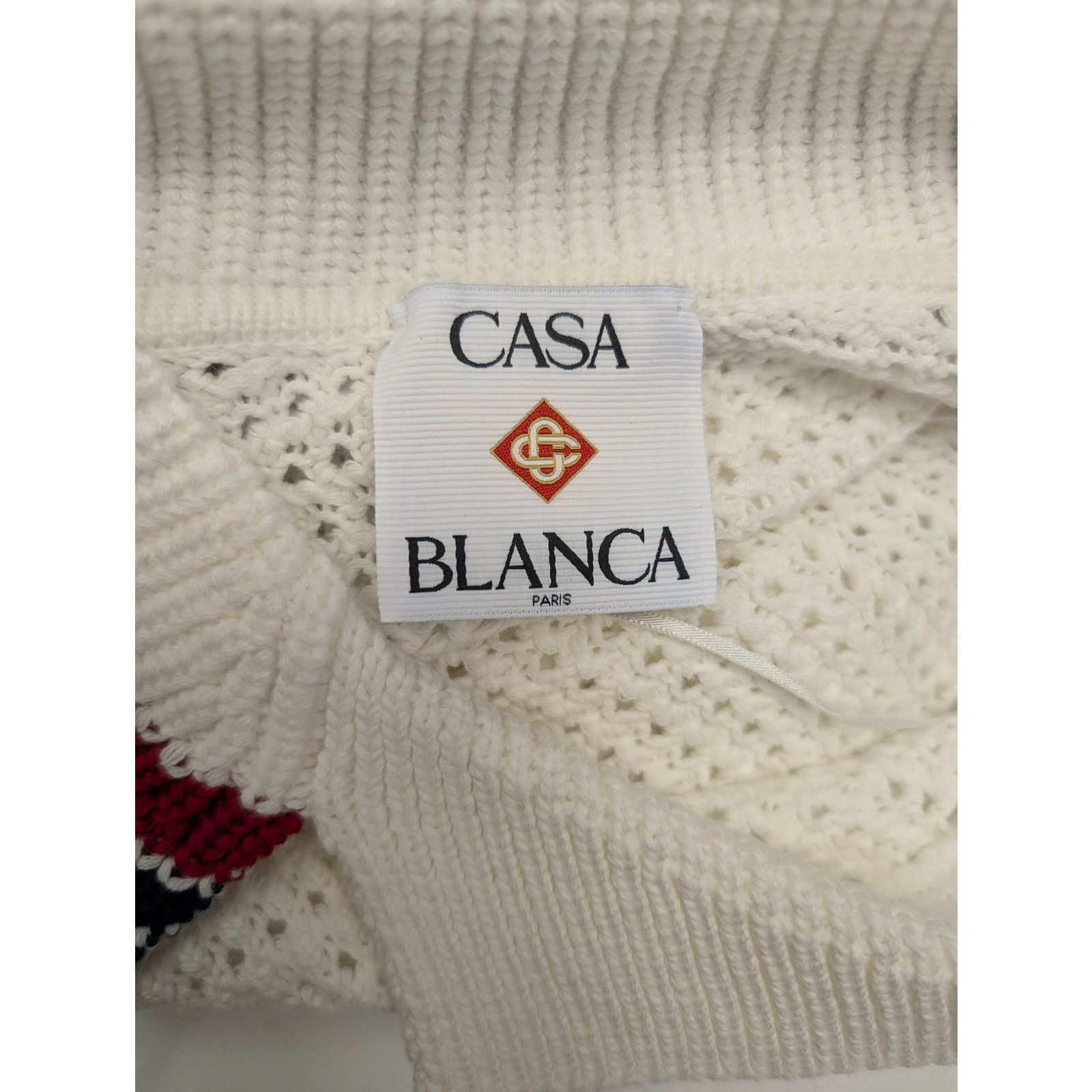 Casablanca o1rshd1 Sporty Faux Crochet Shirt in White Size US M / EU 48-50 / 2 - 13 Thumbnail