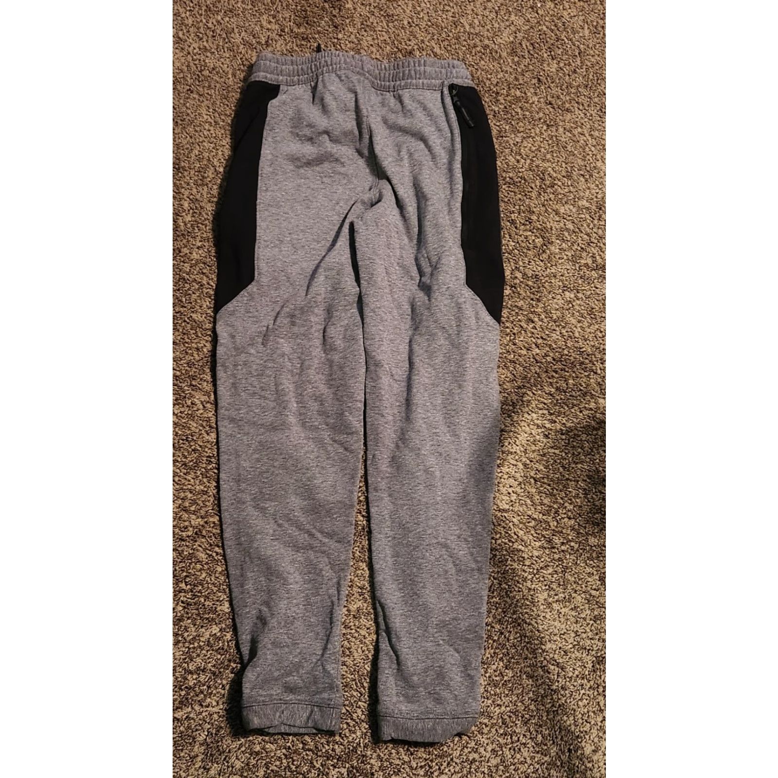 Nike Nike Showtime Pants Mens Medium Grey Black Dri-Fit Jogger Basketball DN6265-032 Size US 31 - 2 Thumbnail