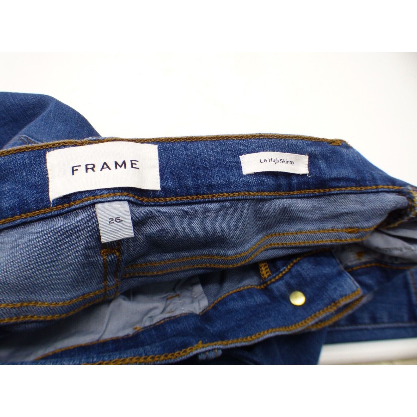 Frame FRAME Le High Skinny Jeans in Dublin Wash, Size 26 Size 26" / US 2 / IT 38 - 6 Thumbnail