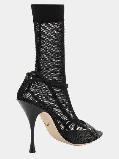 Dolce & Gabbana o1y0825 Spike Heel Ankle Boots in Black Size US 8.5 / IT 38.5 - 3 Thumbnail