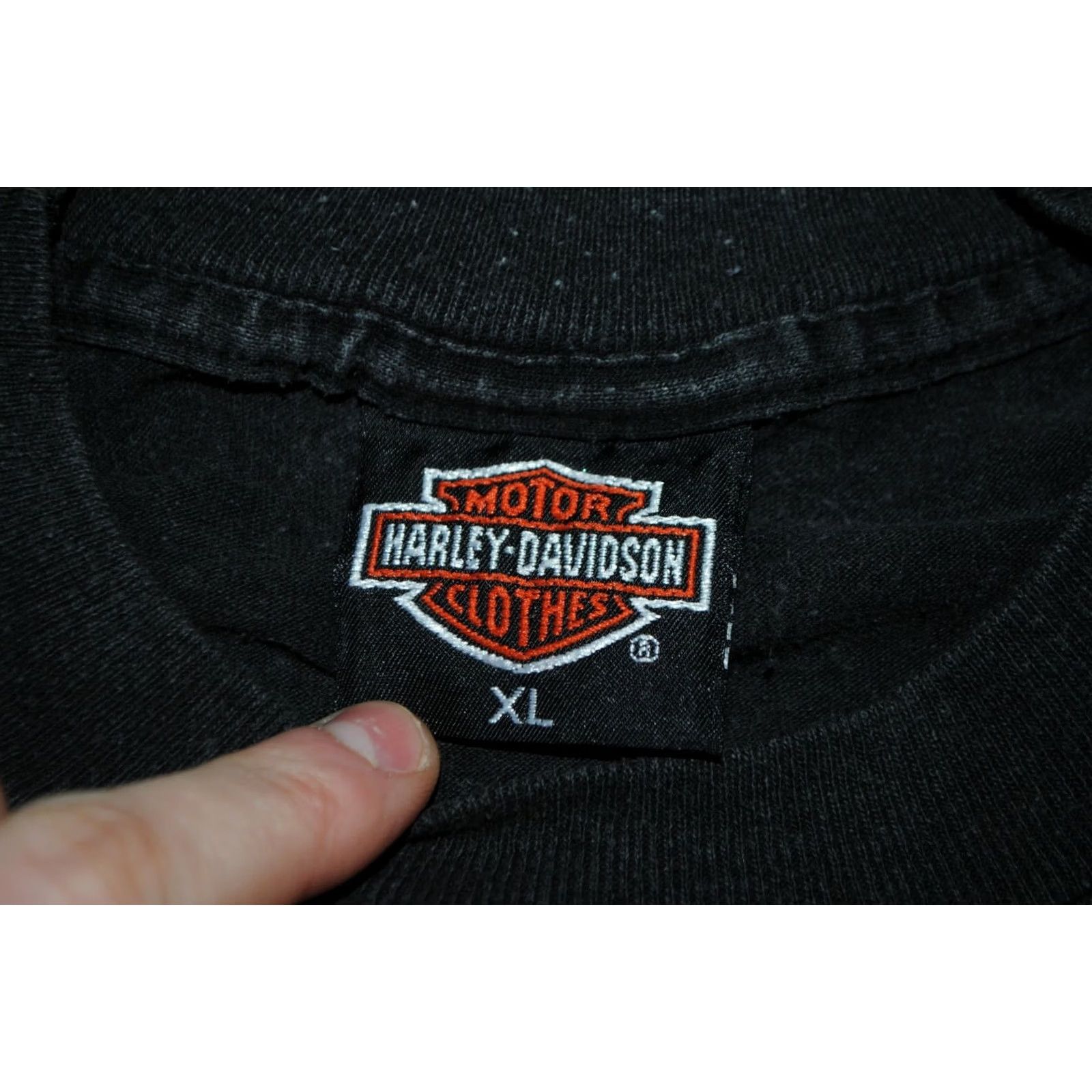 Harley Davidson VINTAGE HARLEY-DAVIDSON 3D EMBLEM MOTORCYCLES EAGLE SOARS ALONE TSHIRT XL BLACK Mens XL 50/50 Size US XL / EU 56 / 4 - 5 Thumbnail