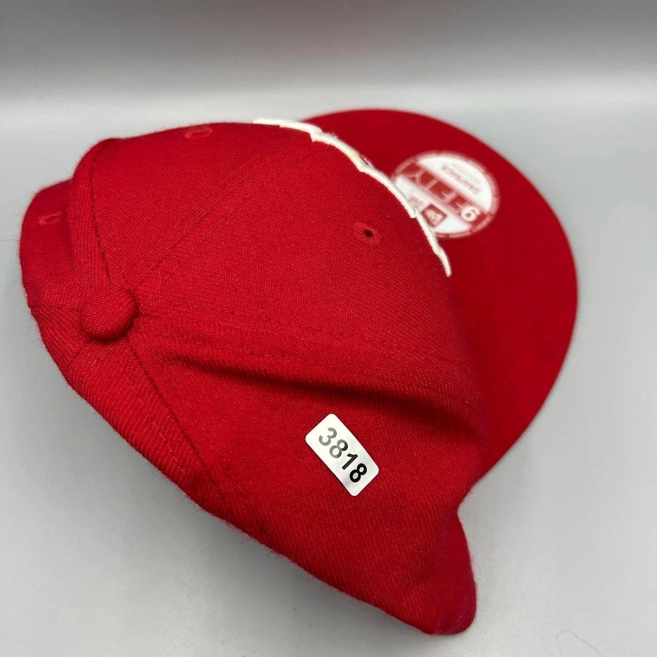 New Era Holy Smoke BBQ Hat Men Red Embroidered Snap Back Cap Wool Size ONE SIZE - 8 Thumbnail