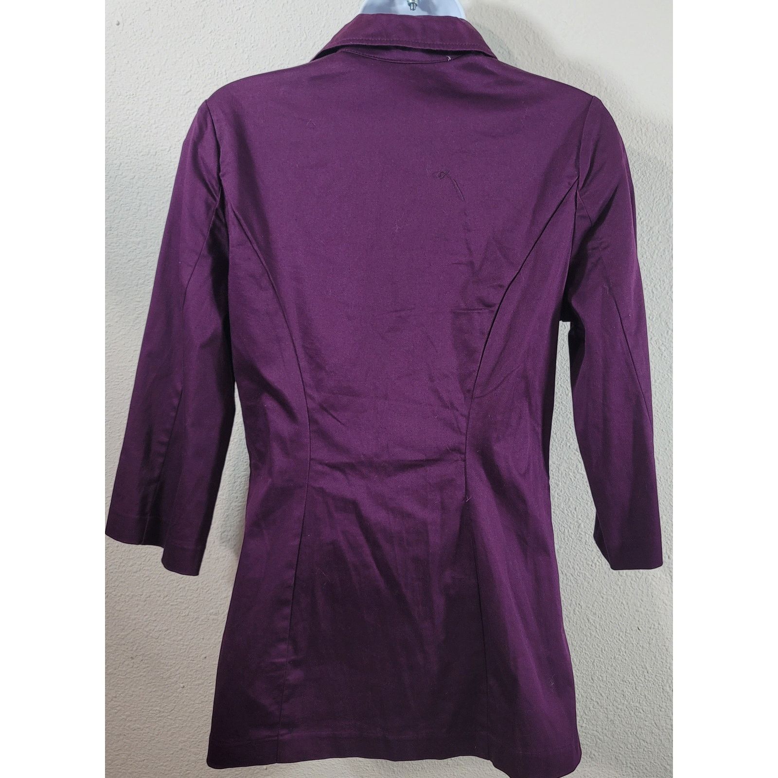 Other Heart Soul Purple Double Breasted Notched Blazer Small Size S / US 4 / IT 40 - 2 Thumbnail