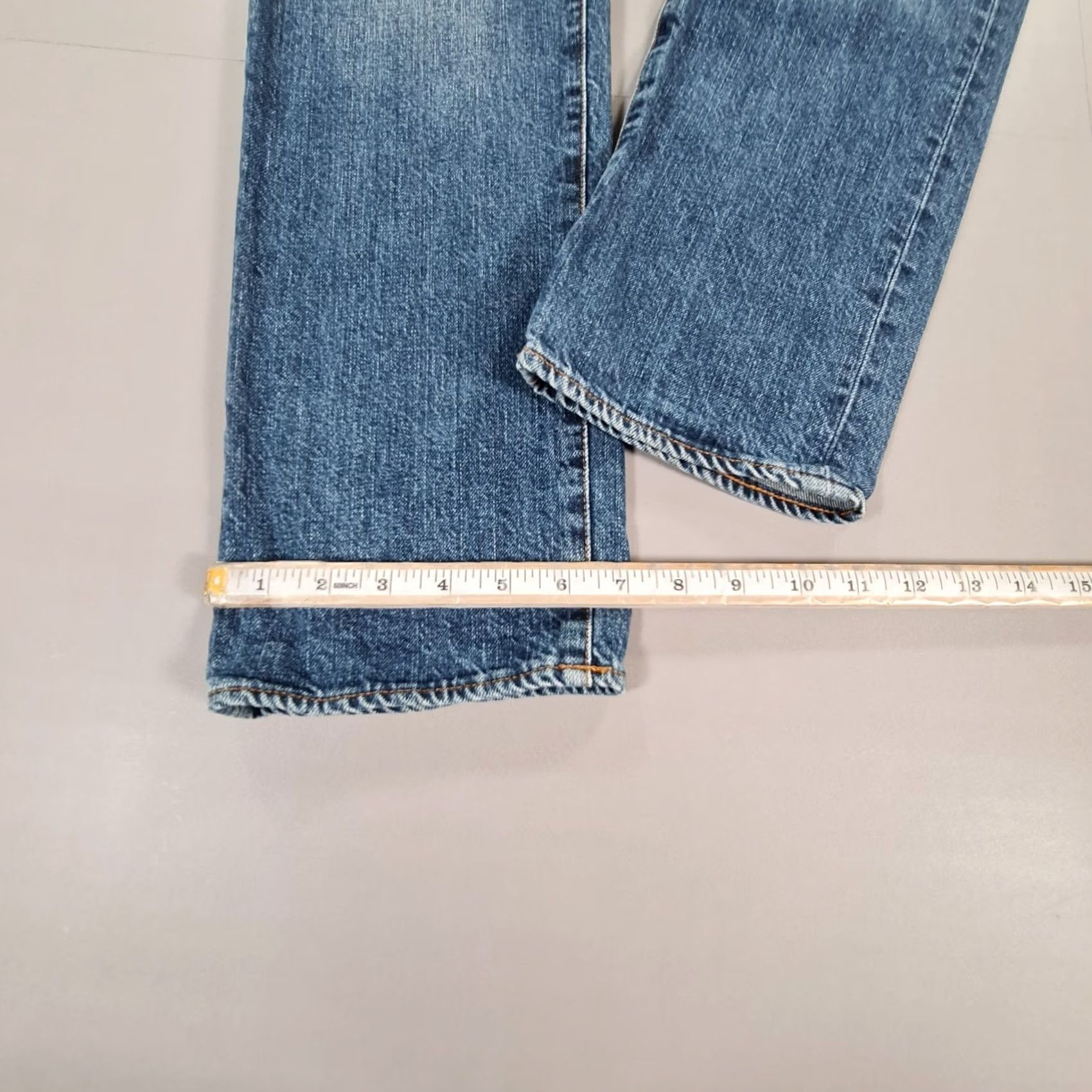Paul Smith Paul Smith Jeans Blue Slim Straight Leg Denim Button Fly W32 L31 Men's Vintage No Pattern 5-Pocket Size US 32 / EU 48 - 7 Thumbnail