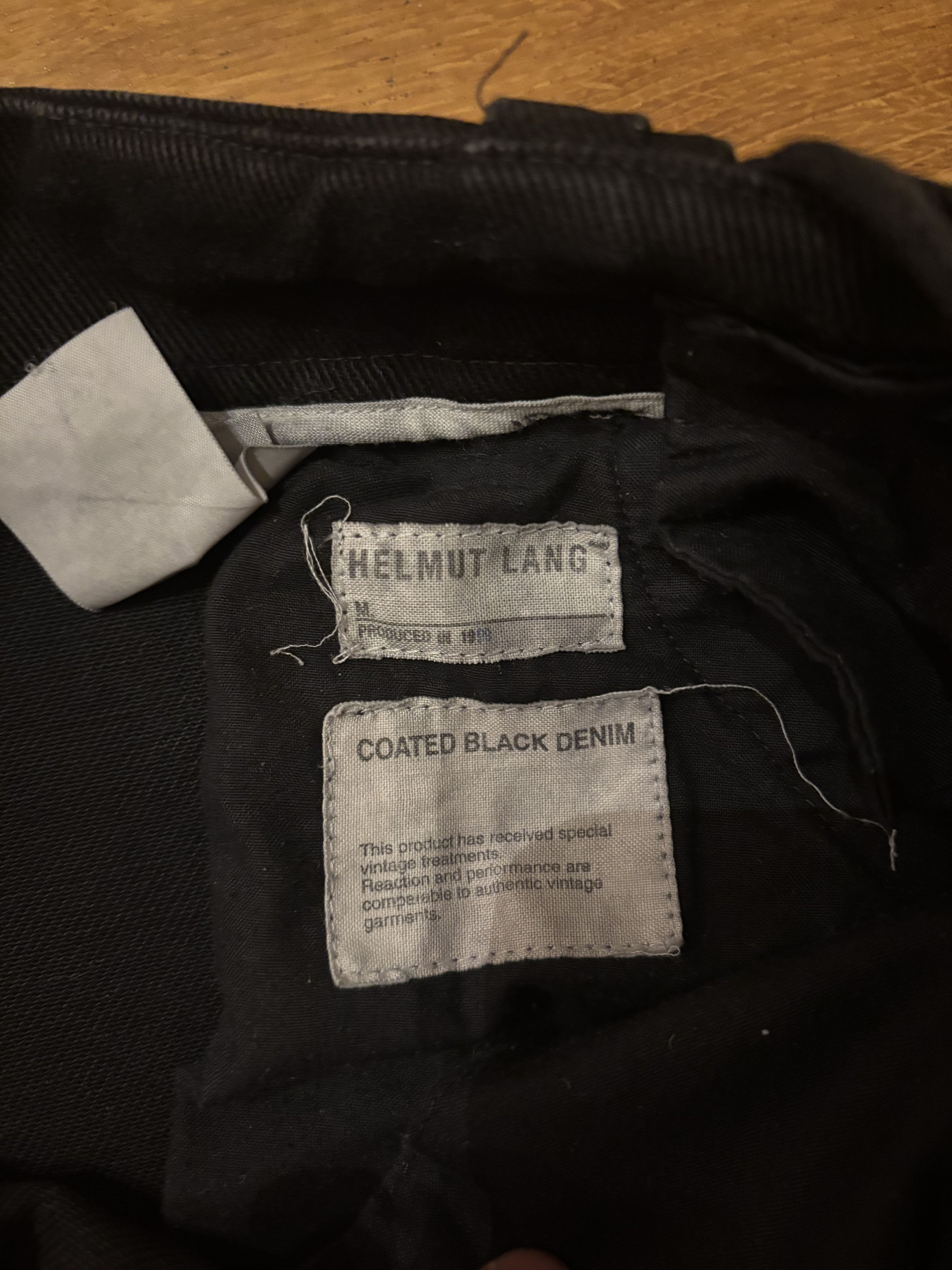 Helmut Lang Helmut Lang AW1999 Waxed Astro Denim Size US 30 / EU 46 - 5 Thumbnail