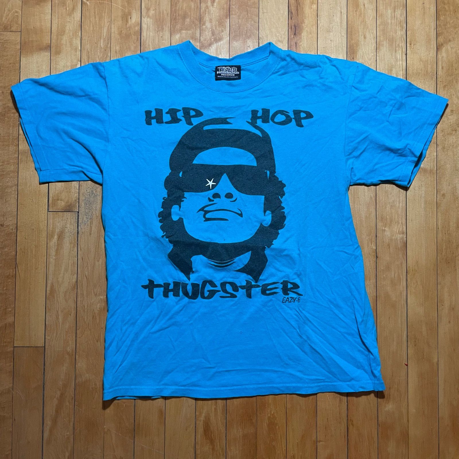 Vintage 2006 Easy E Rap Tee size L Anvil Blue Graphic t shirt Size US L / EU 52-54 / 3 - 1 Thumbnail