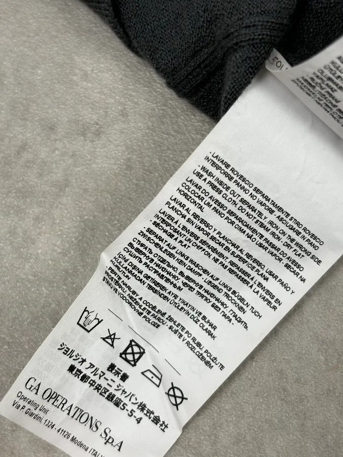 Emporio Armani AW2018 Emporio Armani Grey Mnimalist Sweater Size US S / EU 44-46 / 1 - 9 Thumbnail